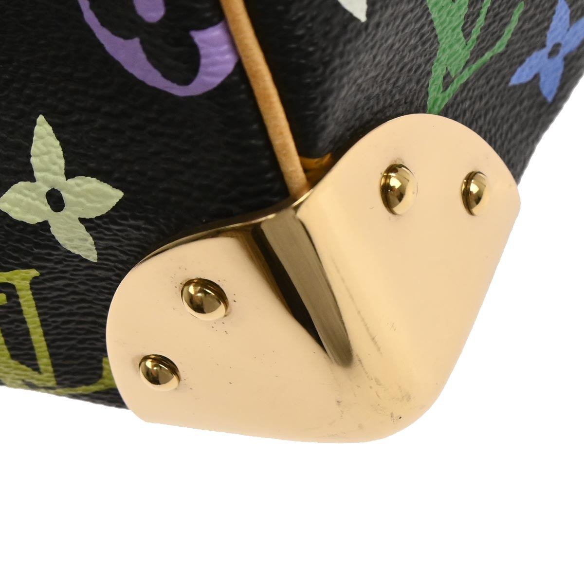 Louis Vuitton 2005 Black Monogram Multicolor Speedy 30 Handbag M92642