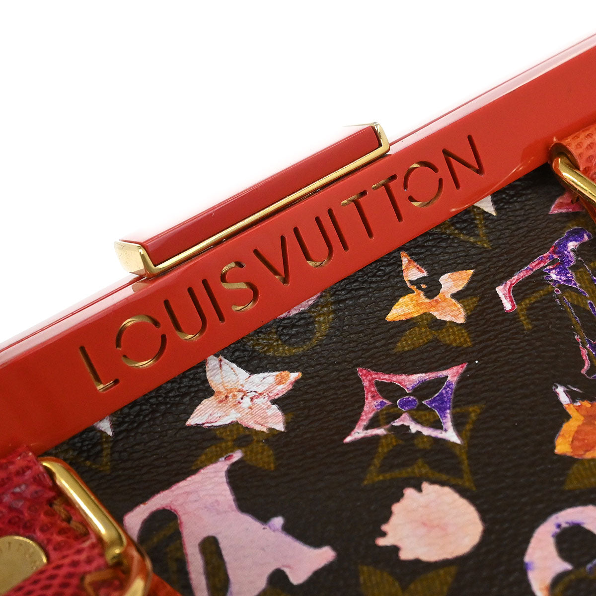 Louis Vuitton 2008 Monogram Watercolor Papillon Frame Handbag M95730