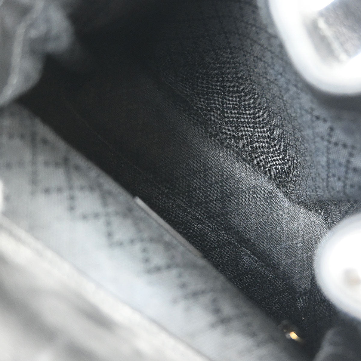 Gucci Black Bamboo Backpack