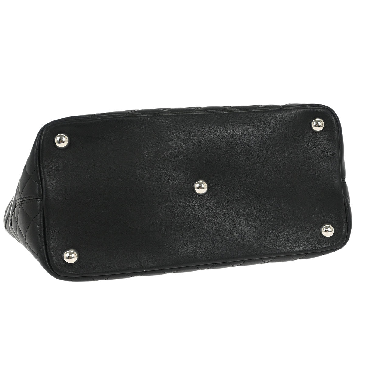 Chanel 2006-2008 Black Calfskin Cambon Ligne Tote Handbag