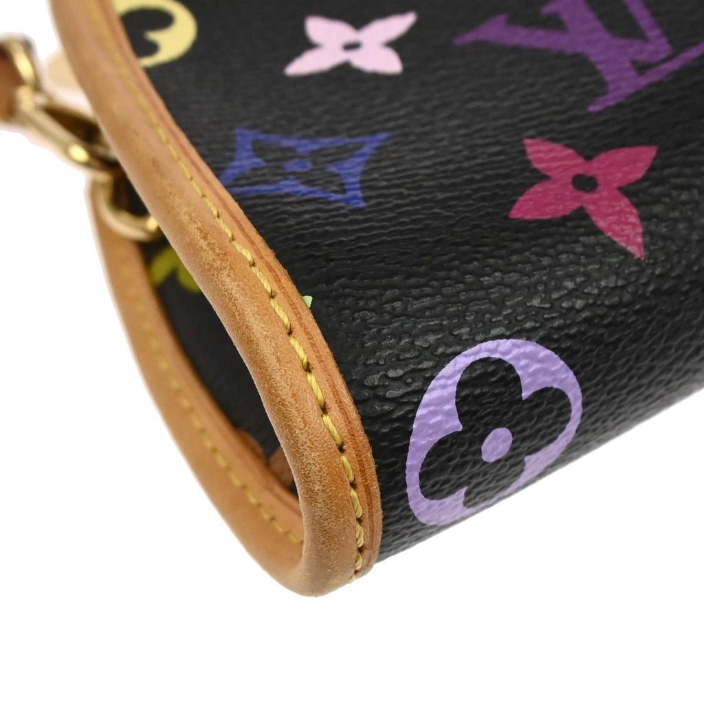 Louis Vuitton 2005 Black Multicolor Shirley Shoulder Bag M40050