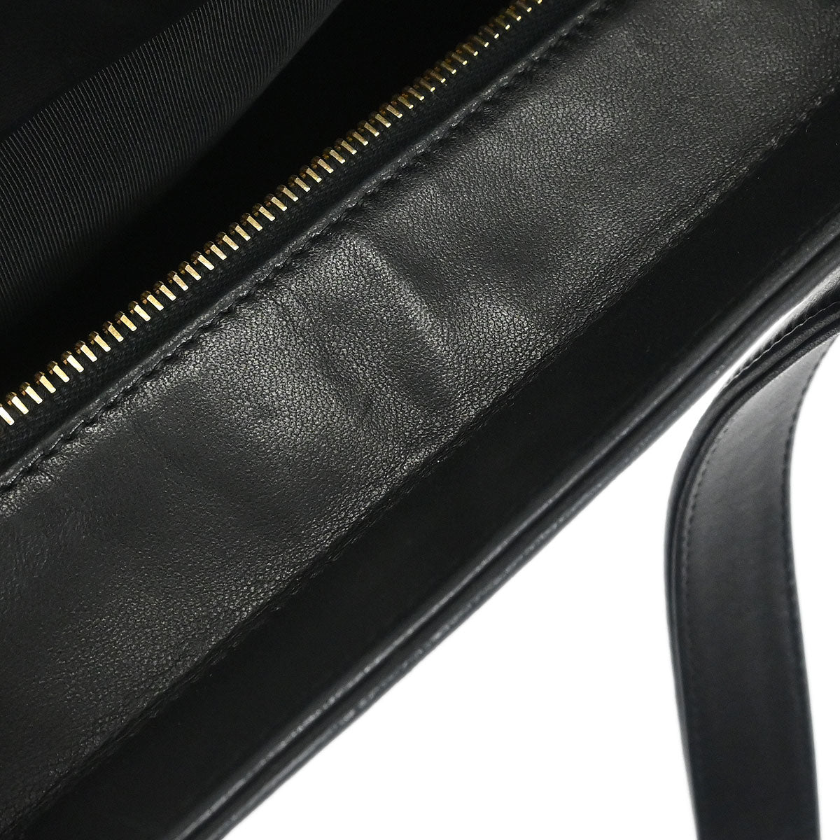 Chanel 2002-2003 Black Lambskin Choco Bar Tote Handbag