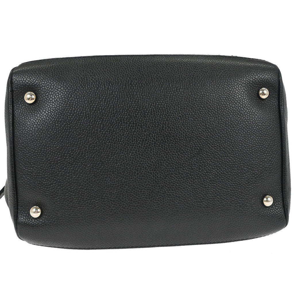 Chanel 2004-2005 Black Caviar Skin Handbag