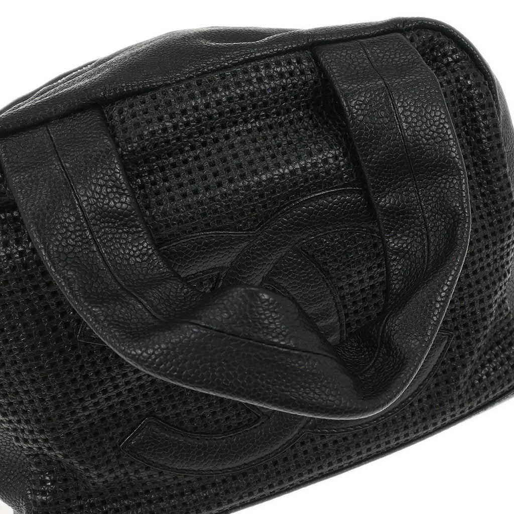 Chanel 2004-2005 Black Caviar Skin Handbag