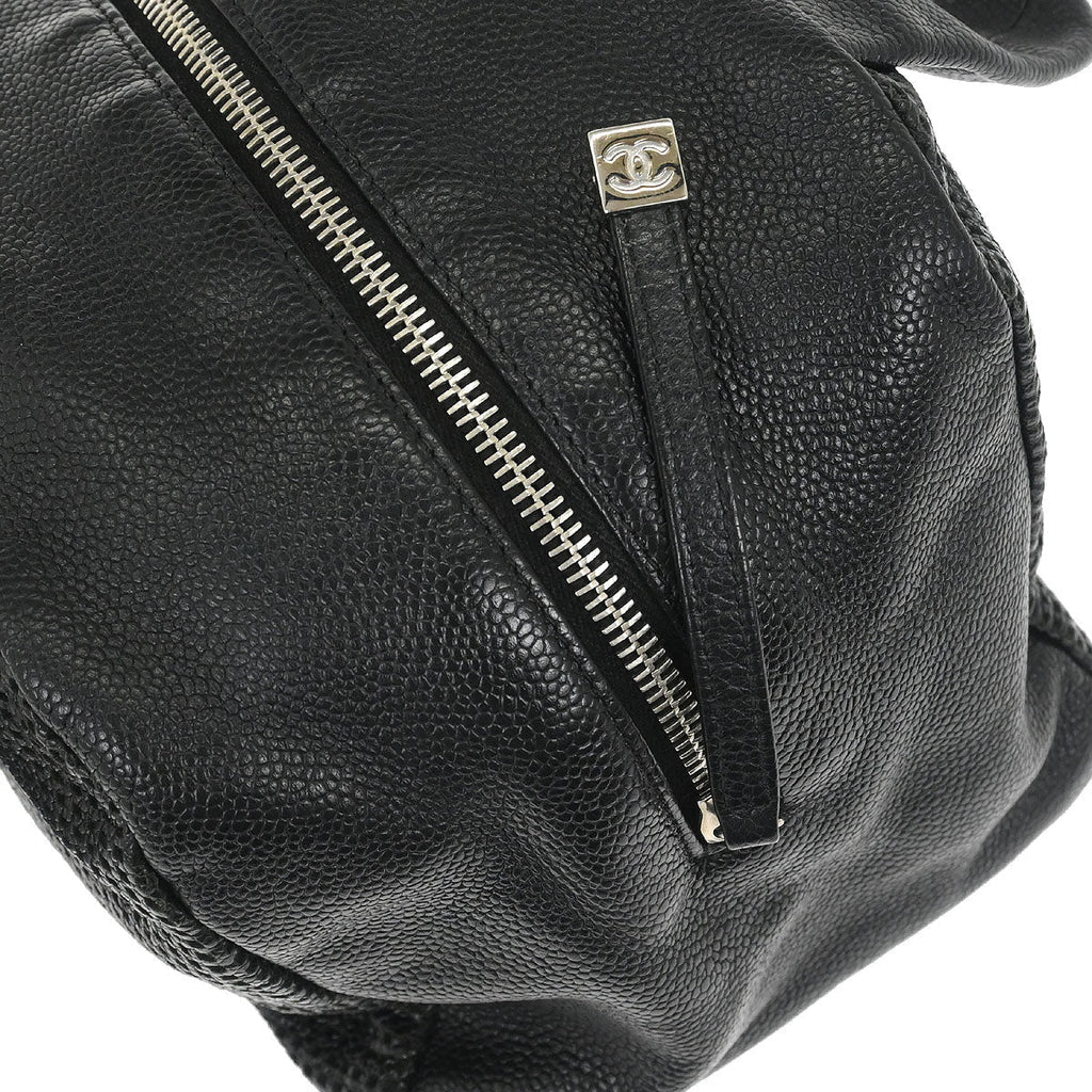 Chanel 2004-2005 Black Caviar Skin Handbag
