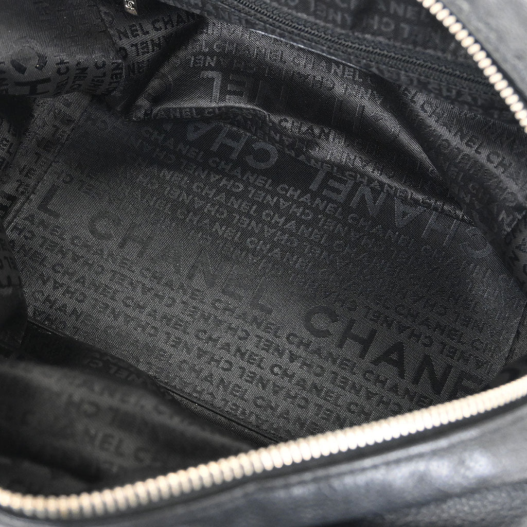 Chanel 2004-2005 Black Caviar Skin Handbag