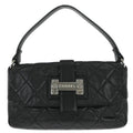 Chanel 2008-2009 Black Lambskin Door Latch Handbag