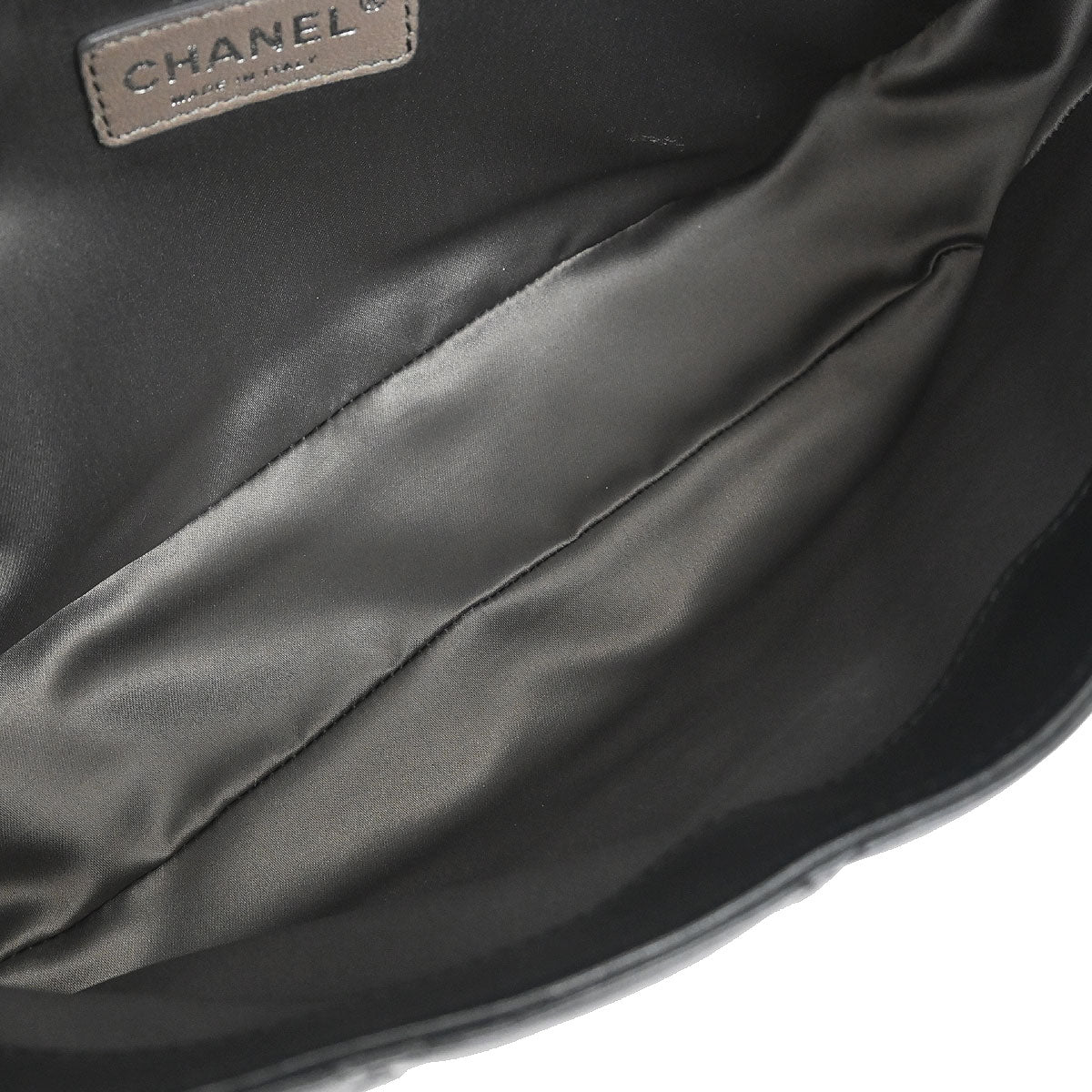 Chanel 2008-2009 Black Lambskin Door Latch Handbag