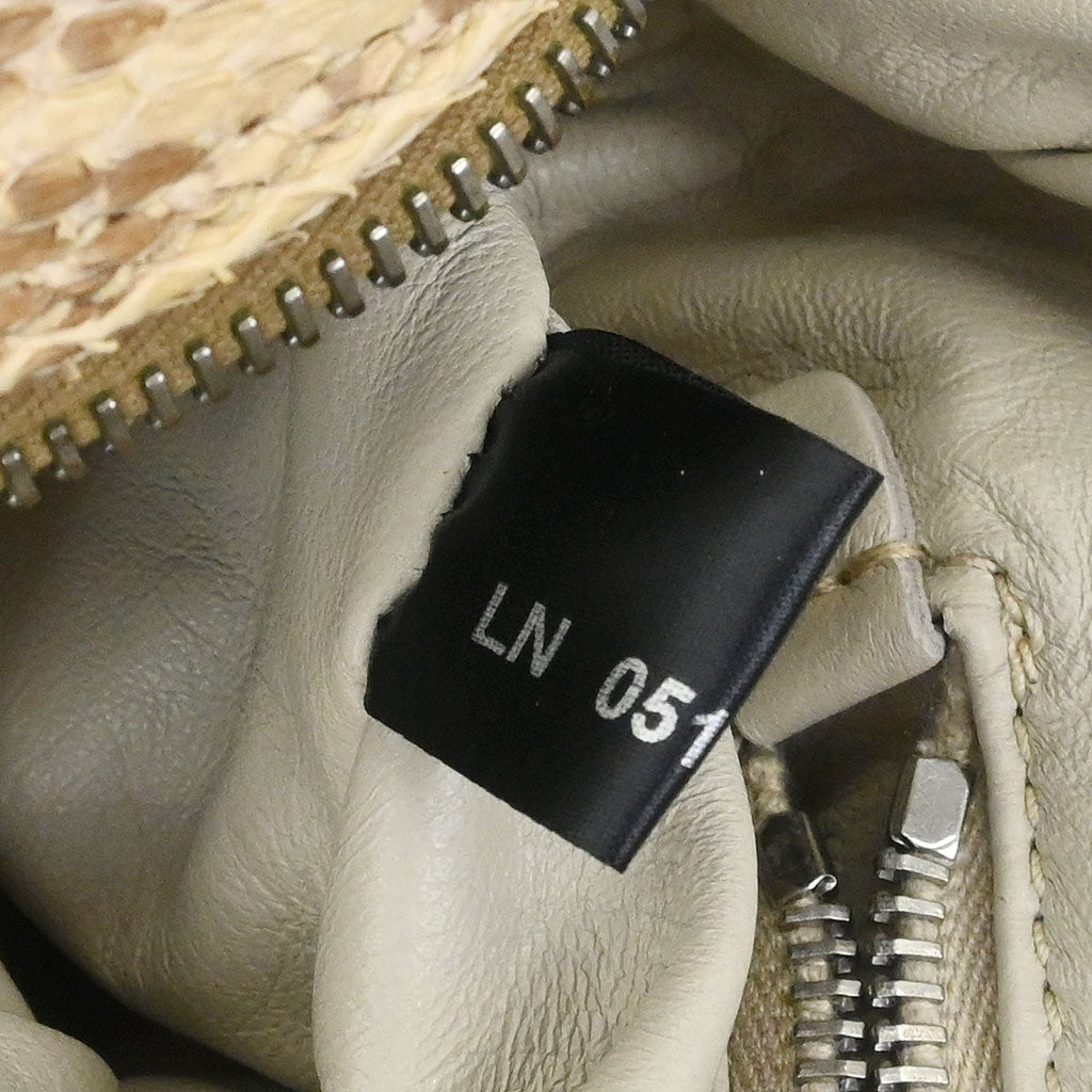 Prada * Beige Python Handbag