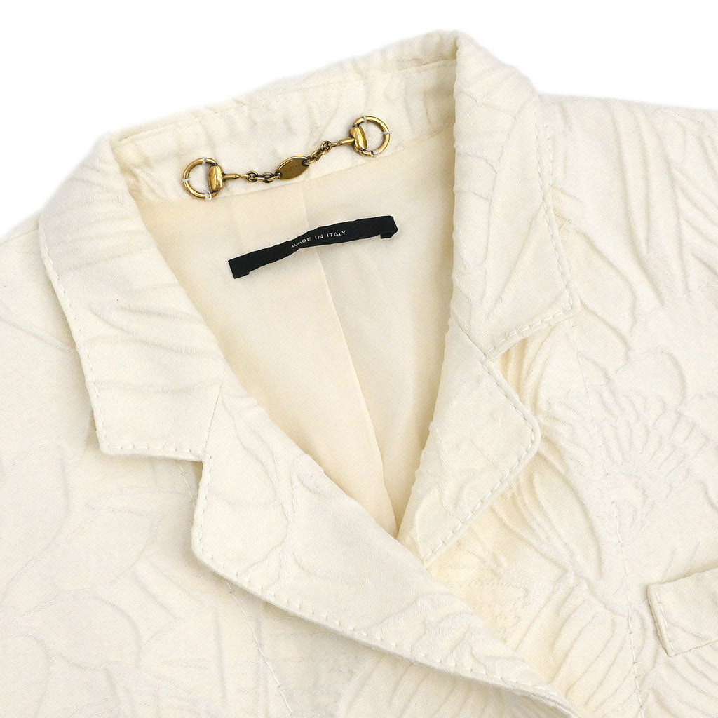 Gucci 2012 Single Breasted Jacket White #40