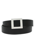 Louis Vuitton 2004 Black Ceinture Belt LV Stamp M6896S #100/40