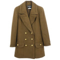 Chanel 1996 Double Breasted Jacket Brown #38
