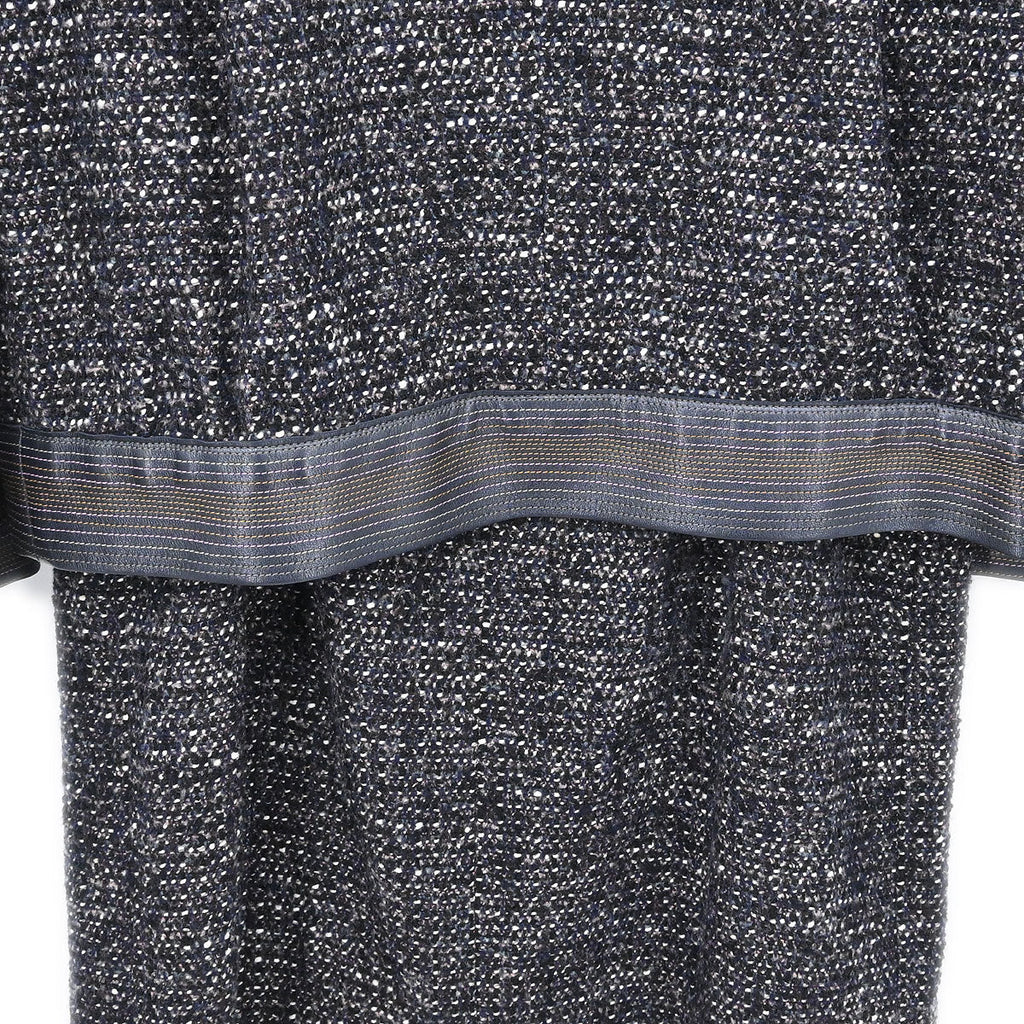 Chanel 2004 Setup Suit Jacket Dress Tweed Black #40