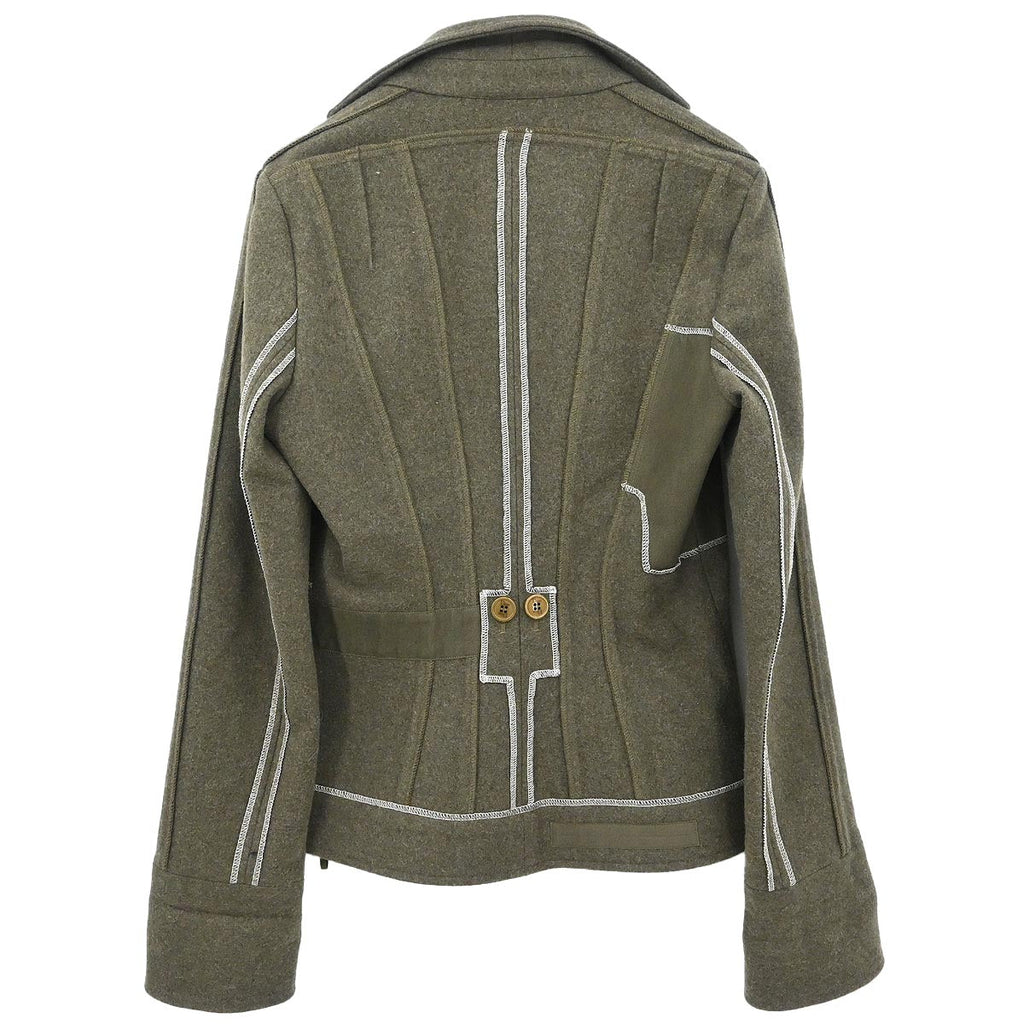 Christian Dior 2006 Single Breasted Jacket Khaki #38