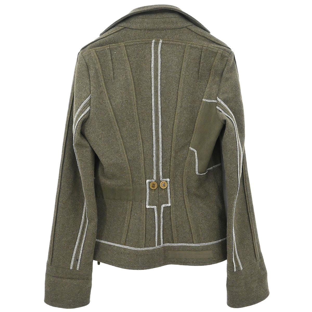 Christian Dior 2006 Single Breasted Jacket Khaki #38