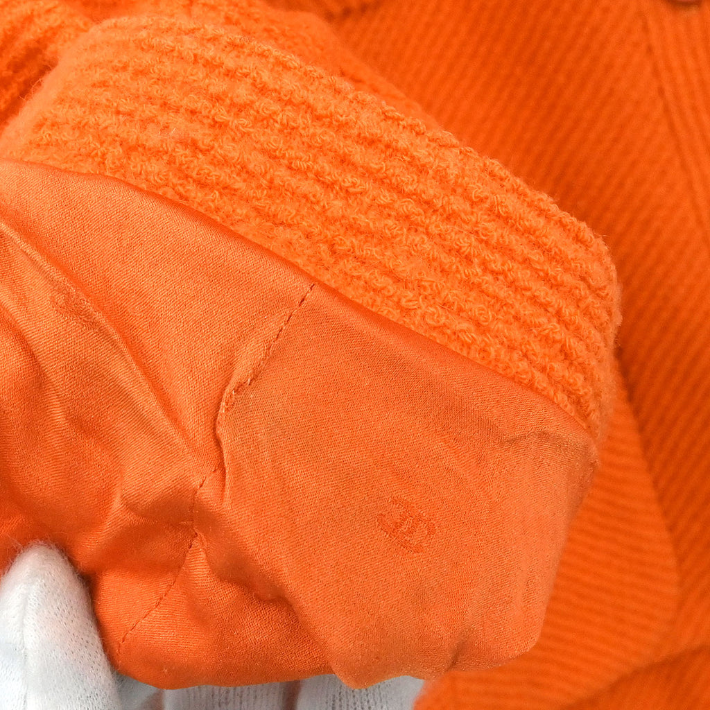Chanel 1995 Setup Suit Jacket Skirt Orange #40