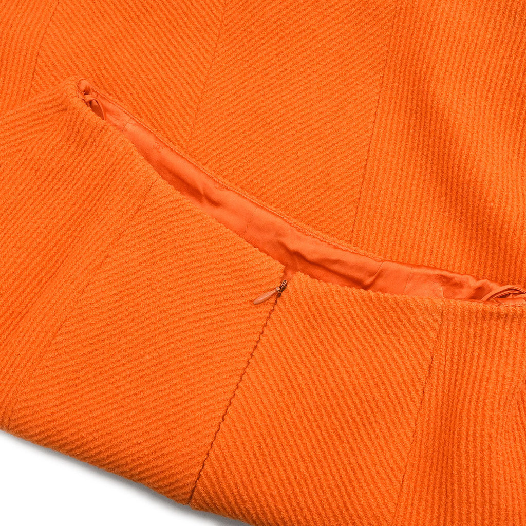 Chanel 1995 Setup Suit Jacket Skirt Orange #40