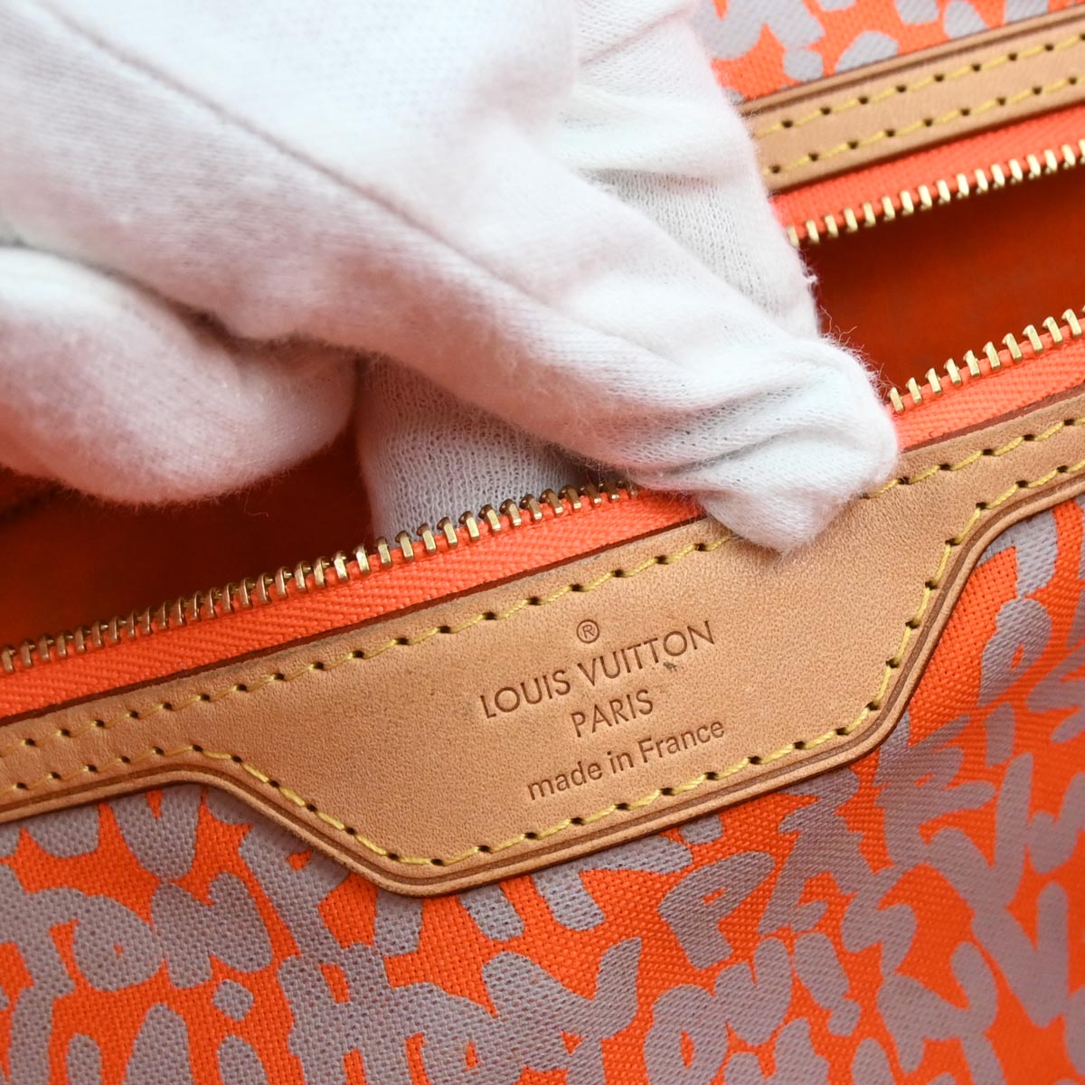 Louis Vuitton 2009 Orange Monogram Neverfull GM Tote Bag M93702