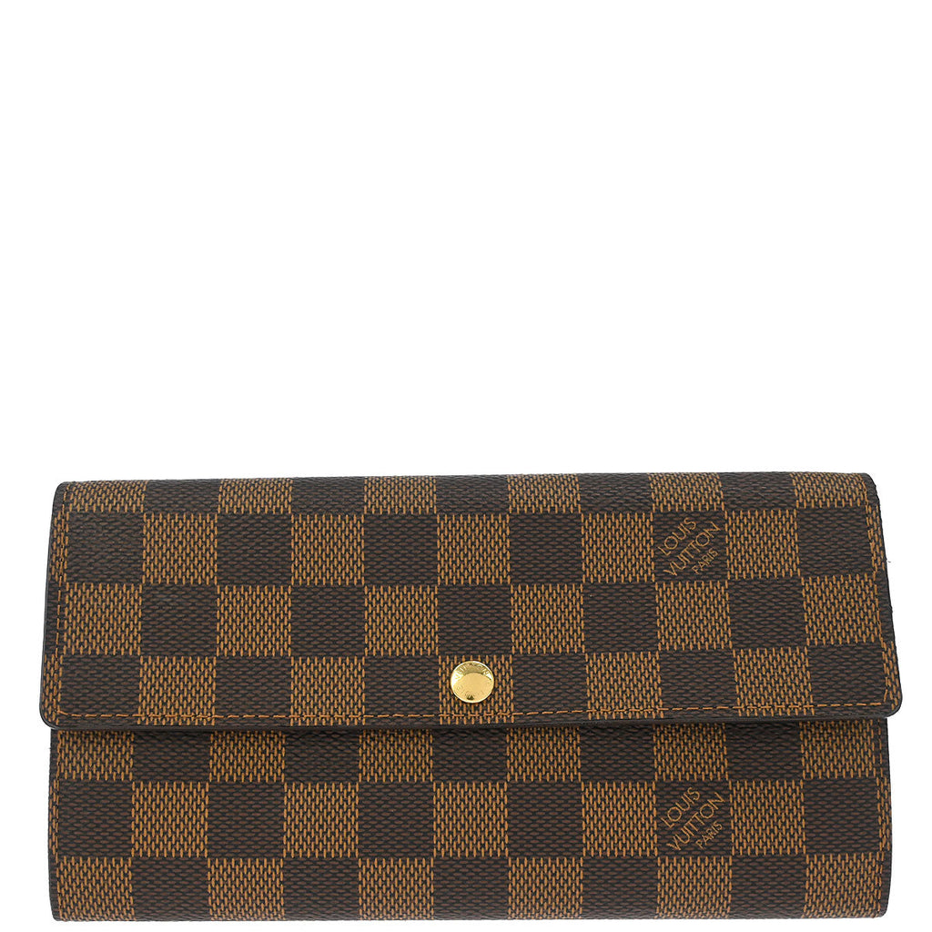 Louis Vuitton 2007 Damier Portefeuille Sarah Wallet N61734