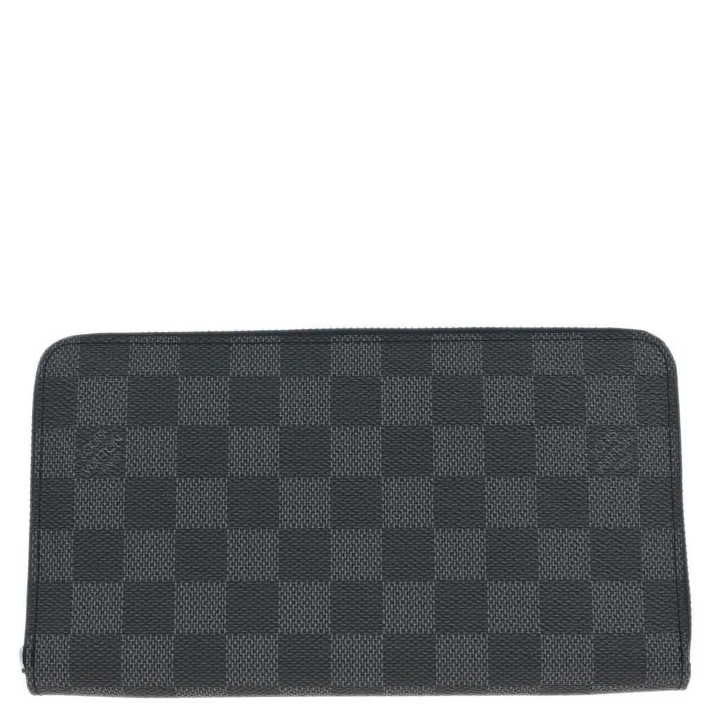 Louis Vuitton 2009 Damier Graphite Zippy Organizer Wallet N63077