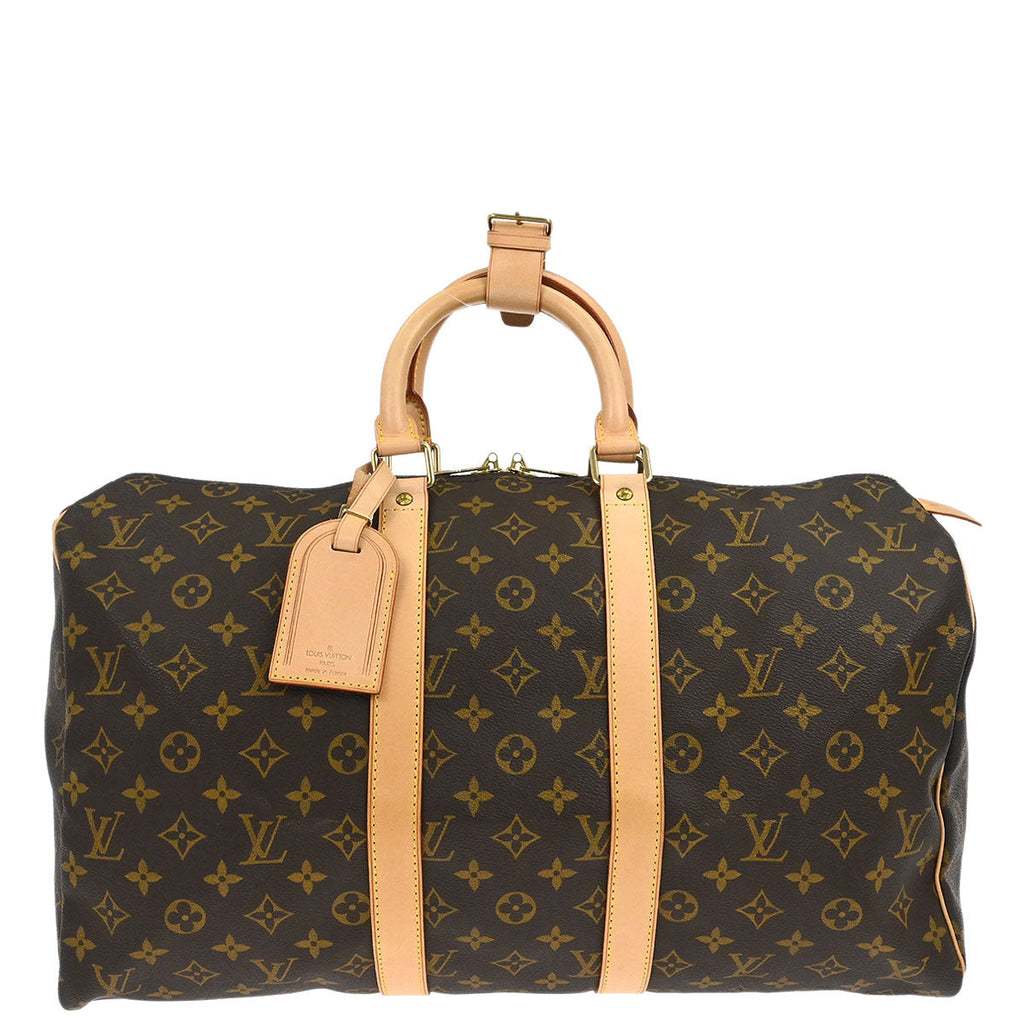 Louis Vuitton 1998 Monogram Keepall 45 Duffle Bag M41428