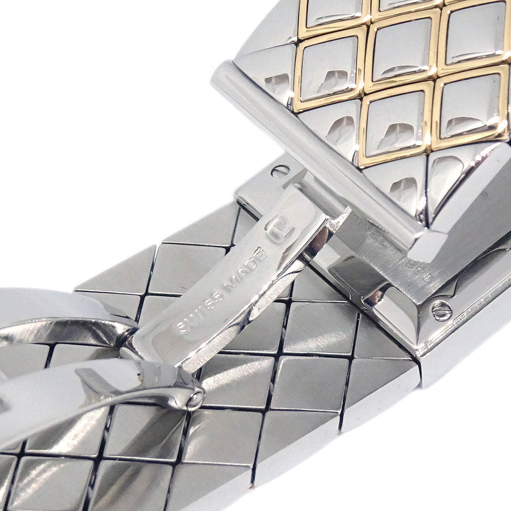 Chanel Matelasse Quartz Watch SS 18KYG
