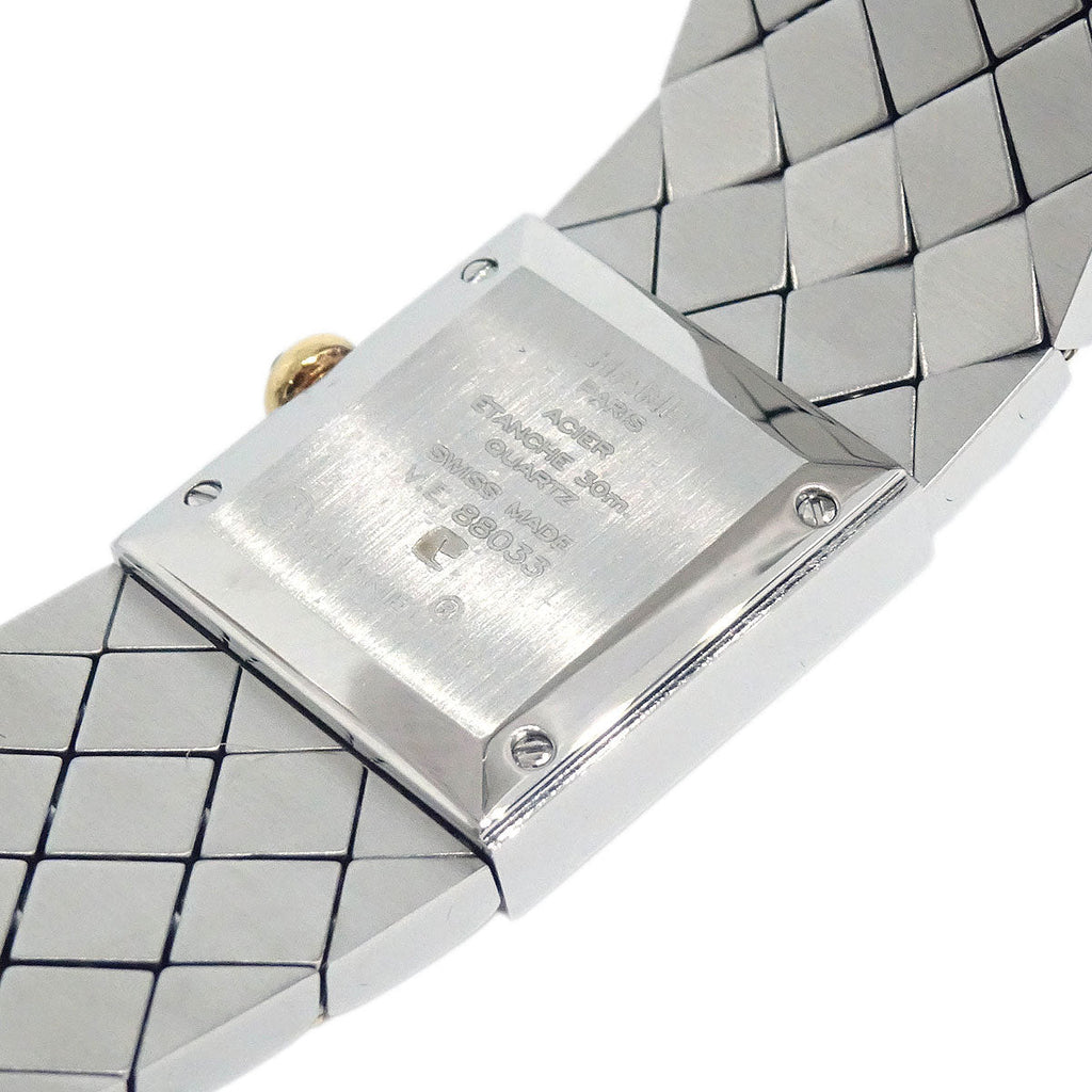 Chanel Matelasse Quartz Watch SS 18KYG
