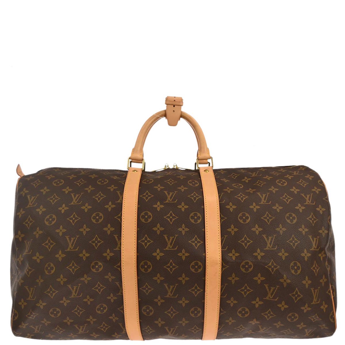 Louis Vuitton 2001 Monogram Keepall 55 Travel Handbag M41424