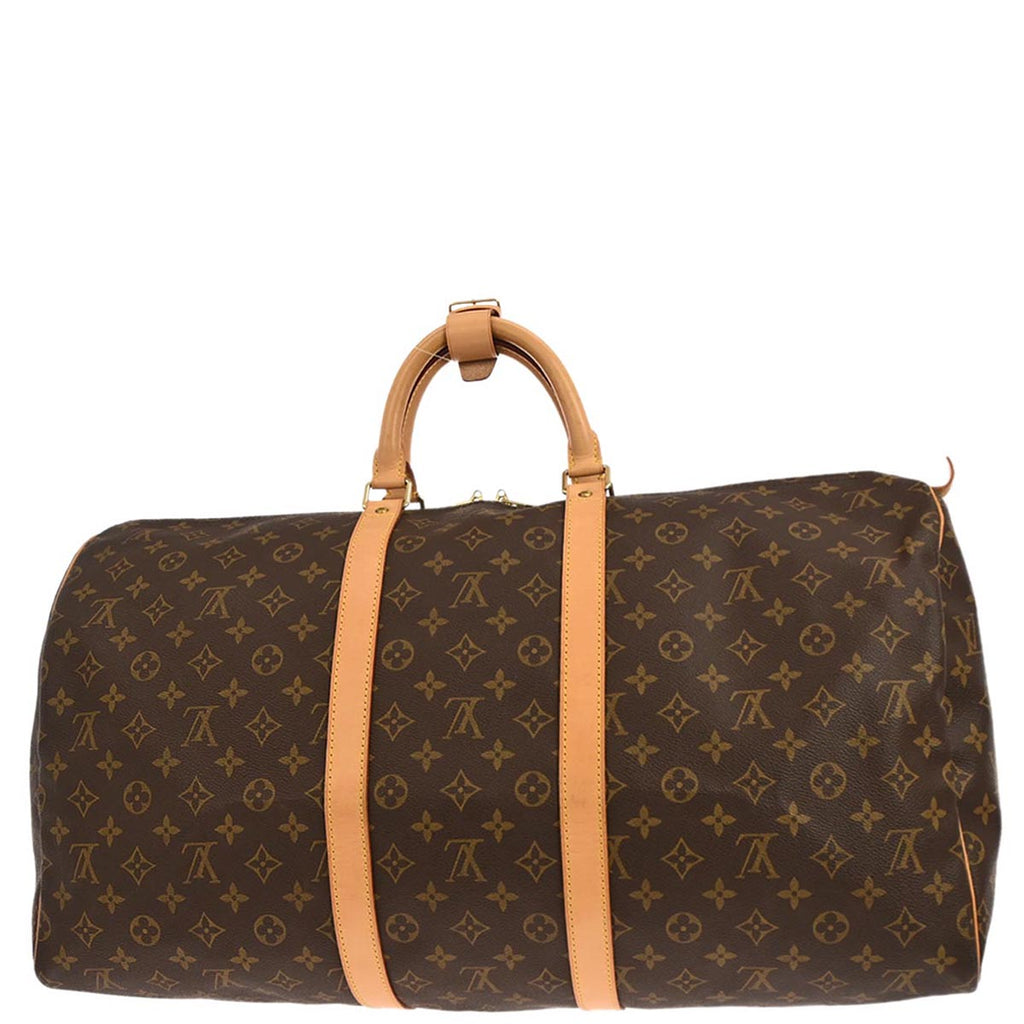 Louis Vuitton 2001 Monogram Keepall 55 Travel Handbag M41424