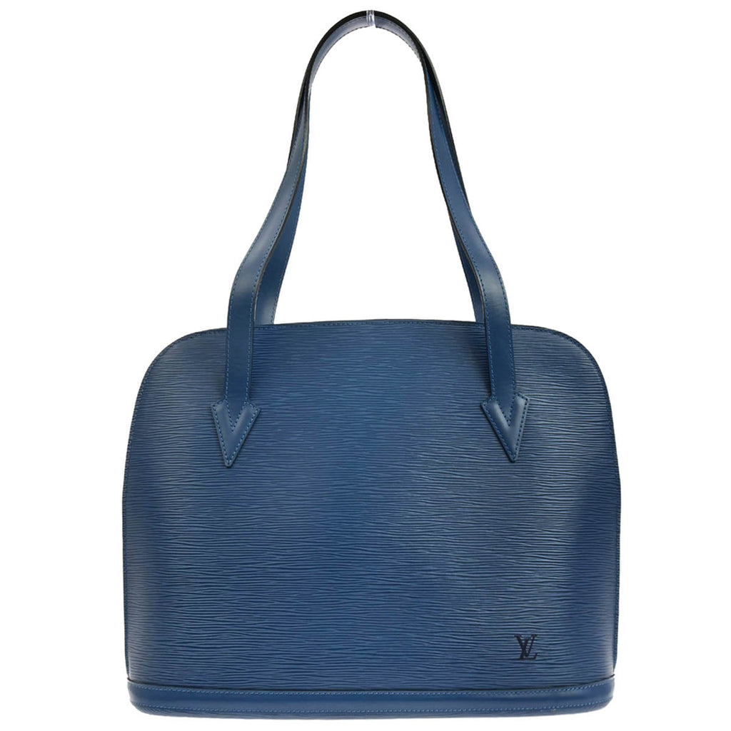 Louis Vuitton 1999 Blue Epi Lussac Shoulder Bag M52285