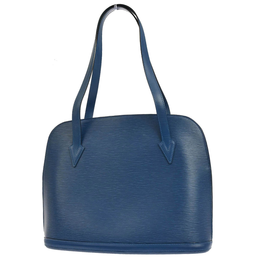 Louis Vuitton 1999 Blue Epi Lussac Shoulder Bag M52285