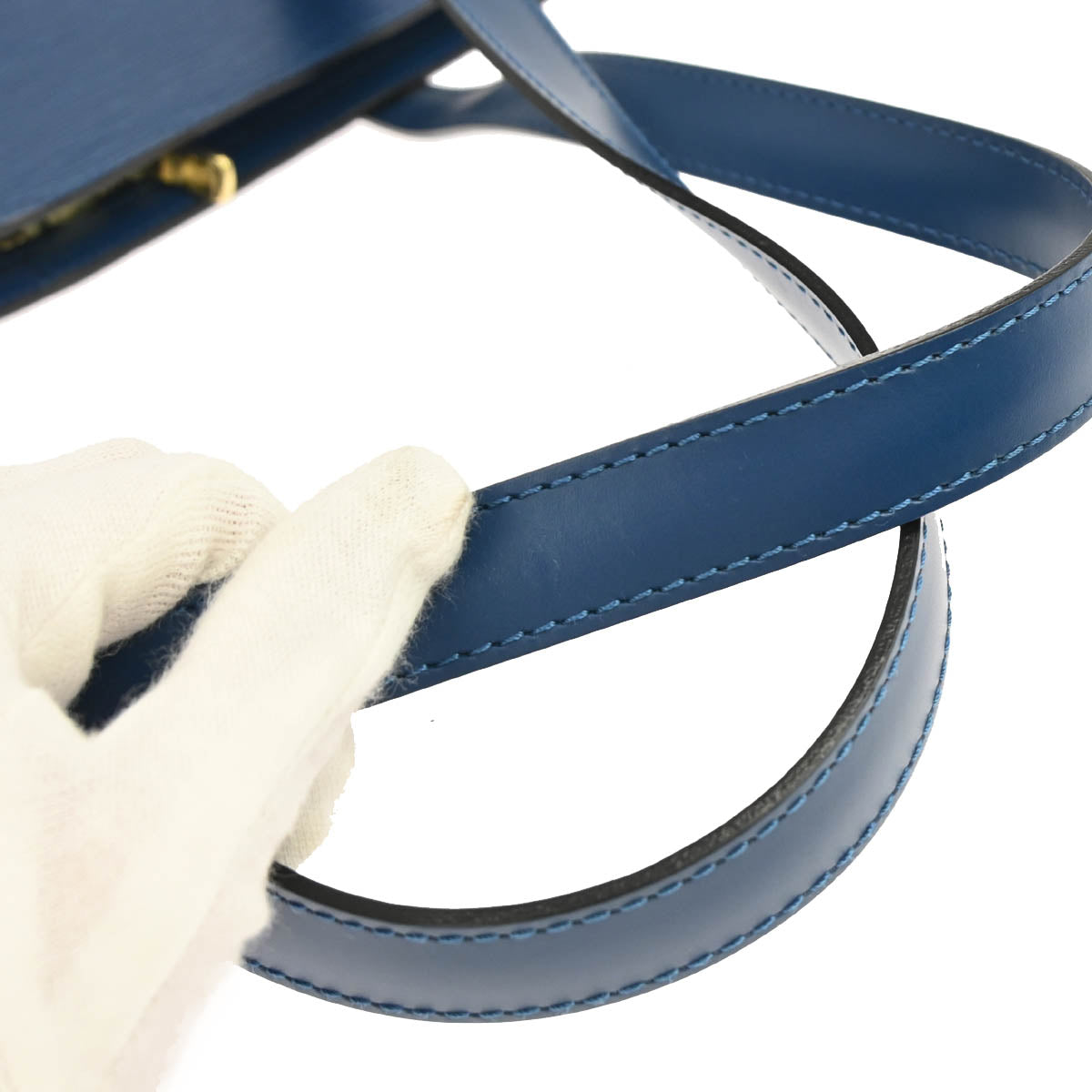 Louis Vuitton 1999 Blue Epi Lussac Shoulder Bag M52285