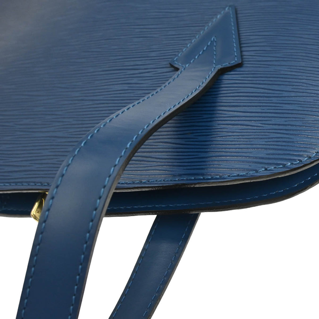 Louis Vuitton 1999 Blue Epi Lussac Shoulder Bag M52285