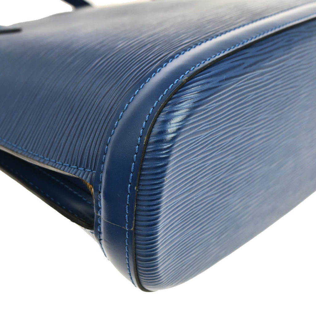 Louis Vuitton 1999 Blue Epi Lussac Shoulder Bag M52285
