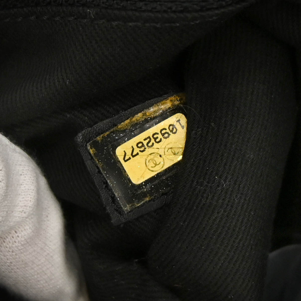 Chanel 2005-2006 Black Calfskin Lady Braid Tote Handbag