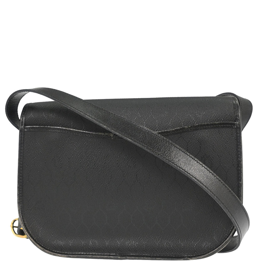 Christian Dior Black PVC Honeycomb Shoulder Bag