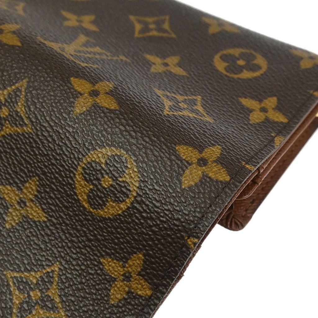 Louis Vuitton 2003 Monogram Porte Monnaie Billet Tresor Wallet M61730