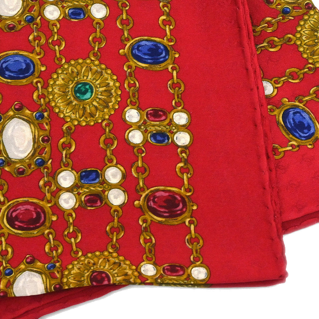 Chanel Red Scarf Small Good