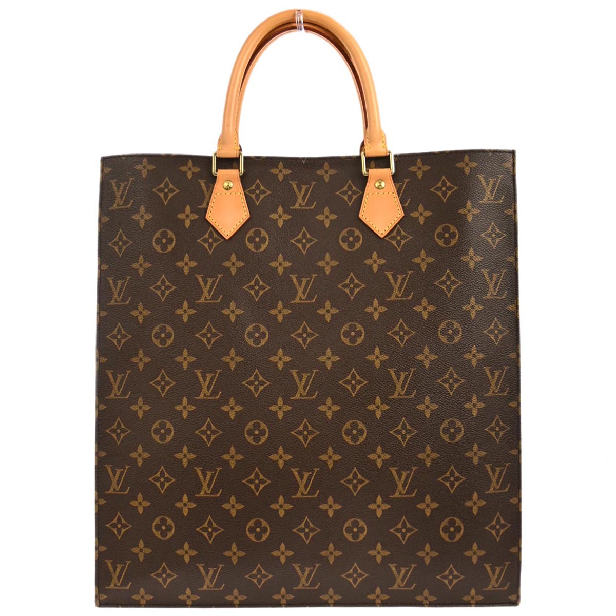 Louis Vuitton 2002 Monogram Sac Plat Tote Handbag M51140