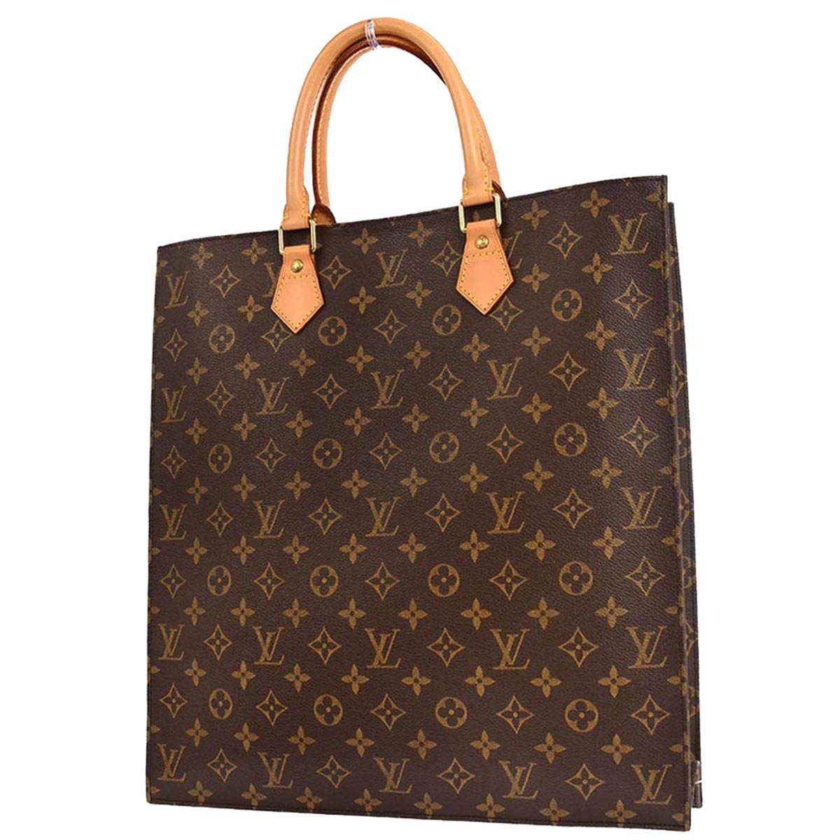 Louis Vuitton 2002 Monogram Sac Plat Tote Handbag M51140