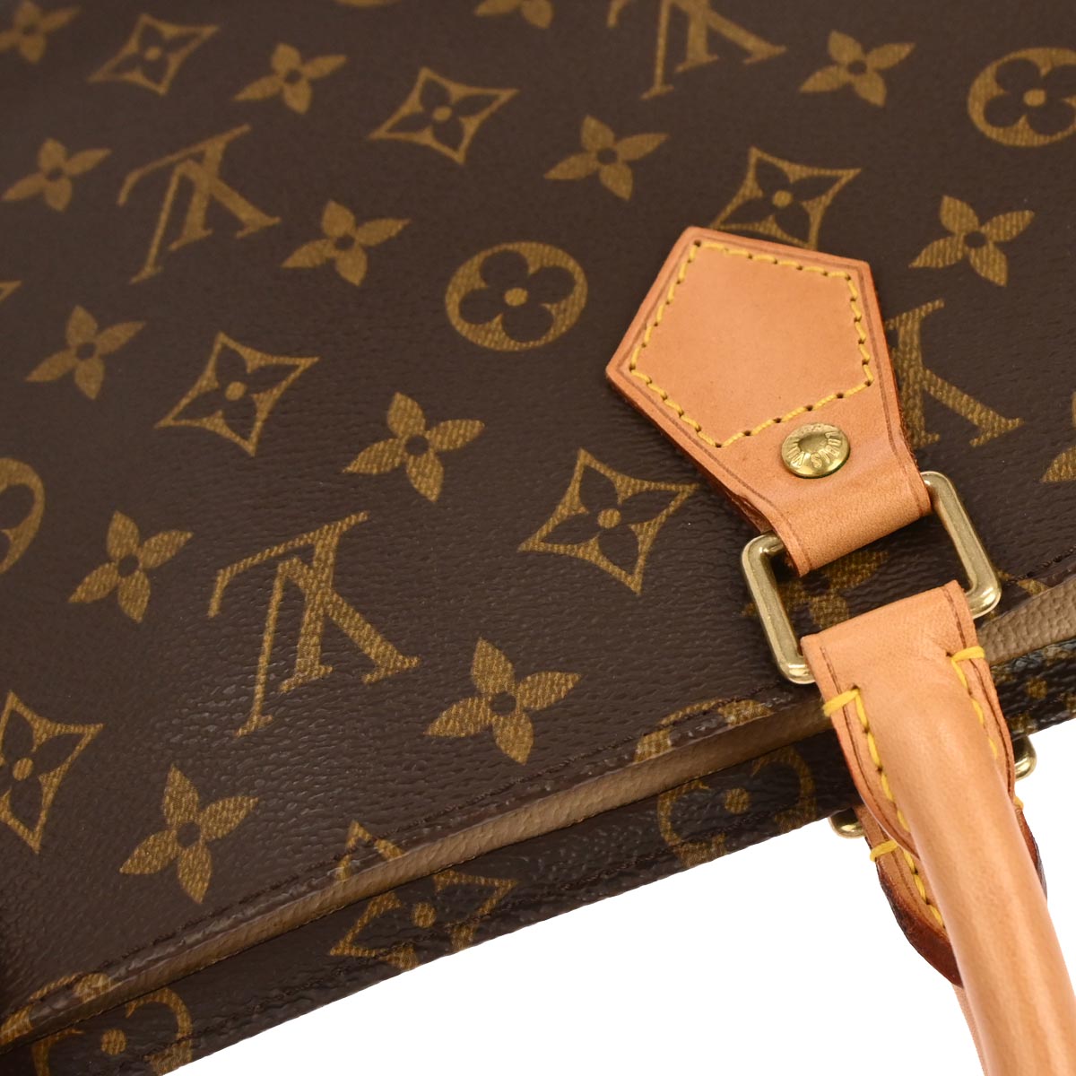 Louis Vuitton 2002 Monogram Sac Plat Tote Handbag M51140