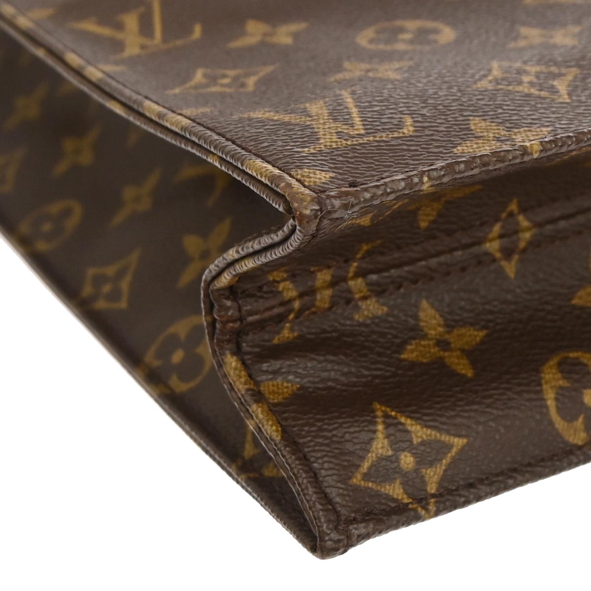 Louis Vuitton 2002 Monogram Sac Plat Tote Handbag M51140