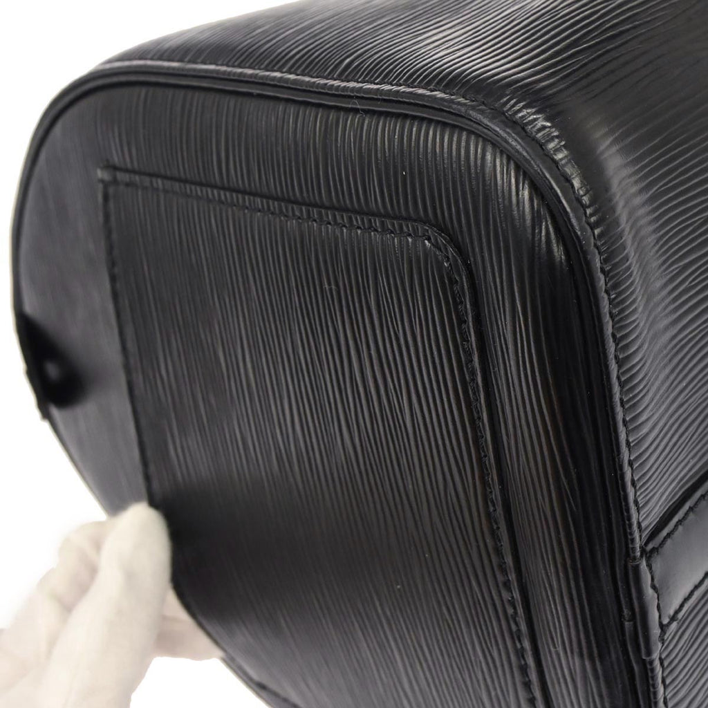 Louis Vuitton 1994 Black Epi Speedy 35 Duffle Handbag M42992