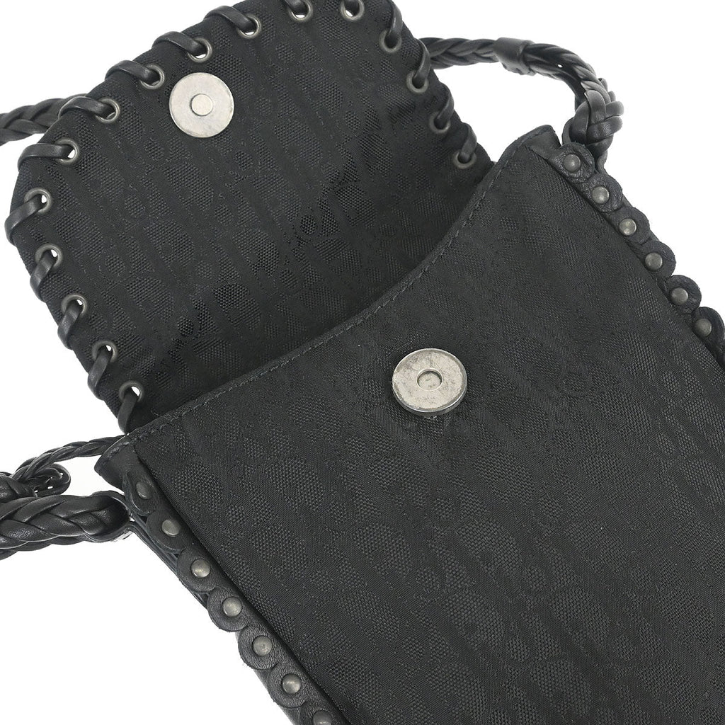 Christian Dior Black Trotter Ethnic Shoulder Bag