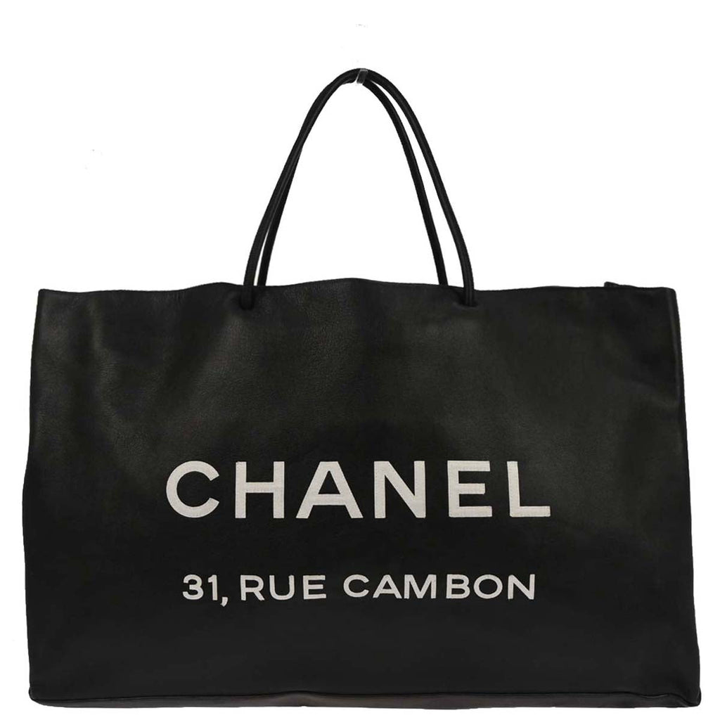 Chanel 2008-2009 Black Calfskin Essential Tote Bag