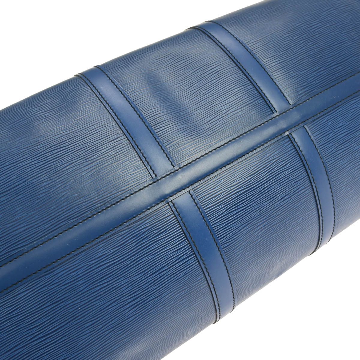Louis Vuitton 1990 Blue Epi Keepall 55 Travel Handbag M42955