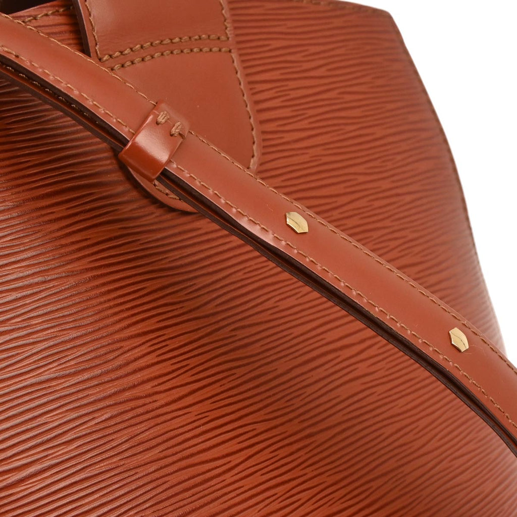 Louis Vuitton 1998 Brown Epi Cluny Shoulder Bag M52253