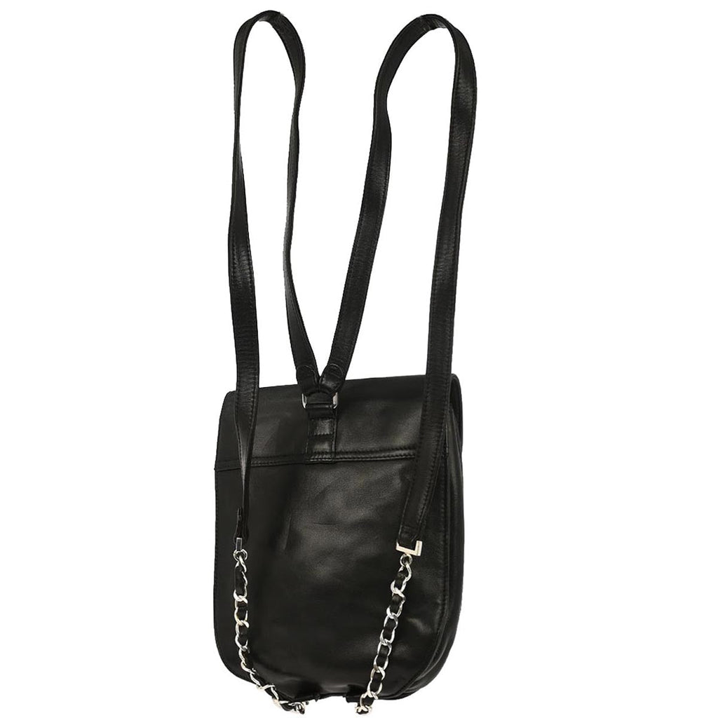 Chanel 1996-1997 Black Lambskin Backpack