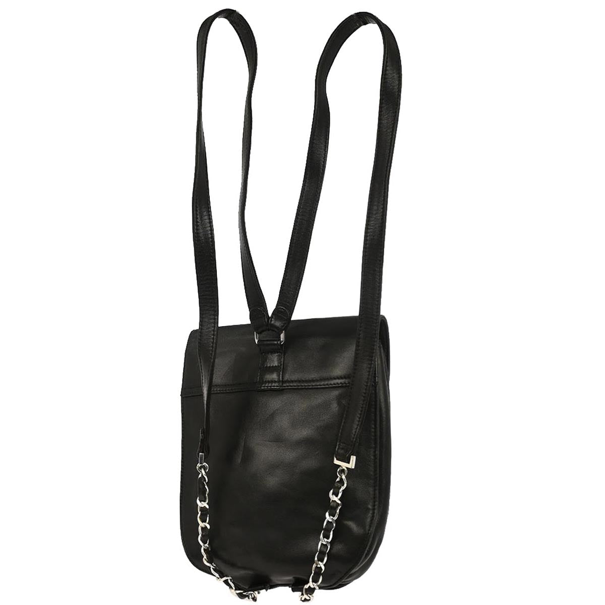 Chanel 1996-1997 Black Lambskin Backpack