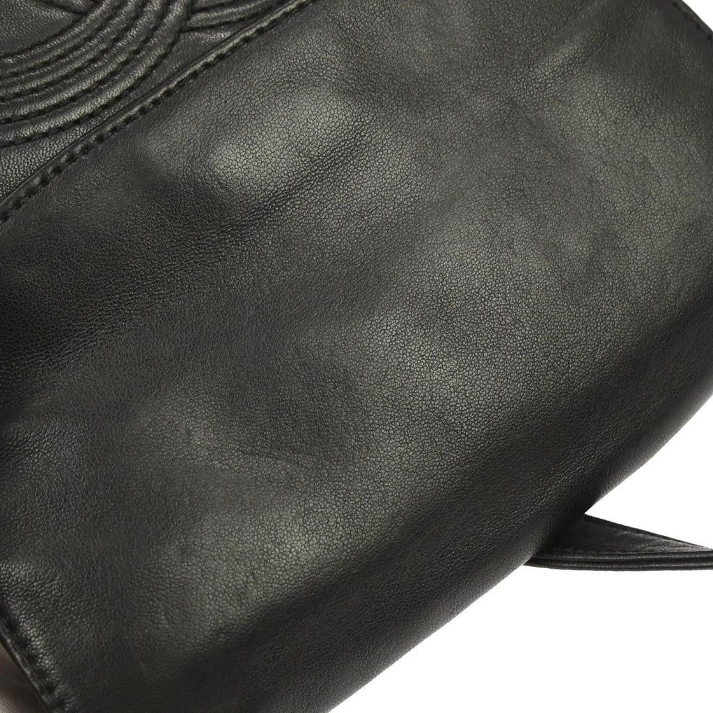 Chanel 1996-1997 Black Lambskin Backpack